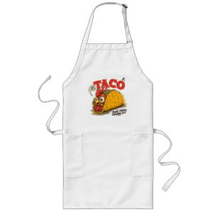 Avental Longo Taco de Taco Sempre Fala De Política Engraçada
