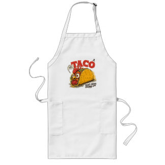Avental Longo Taco de Taco Sempre Fala De Política Engraçada