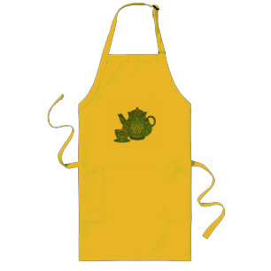 Avental Longo Tea Pote Apron Green