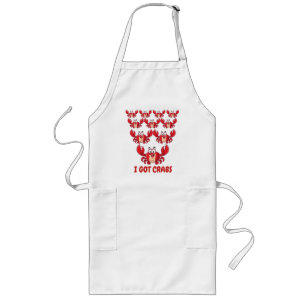 Avental Longo Tenho Caranguejos Longos Apron