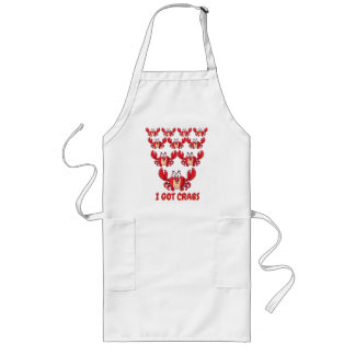 Avental Longo Tenho Caranguejos Longos Apron