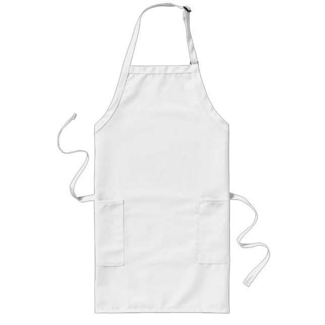 Avental Longo Torne Os Seus Próprios Aprons Longos Personalizado (Frente)