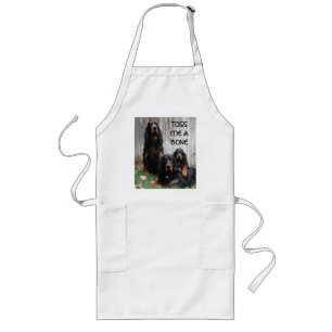 Avental Longo TOSS ME A BONE Gordon Setter Generações Apron
