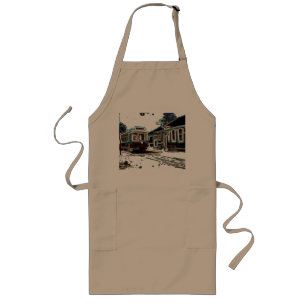 Avental Longo Tríplice de Neon no stn Long Khaki Apron