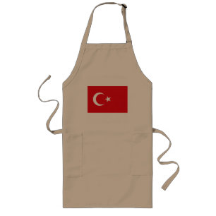 Avental Longo Turquia Flag Apron
