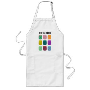 Avental Longo Um tipo de Piada de Pai de Picles Coloridos Engraç