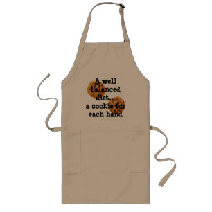 Avental Longo Uma dieta equilibrada... Apron