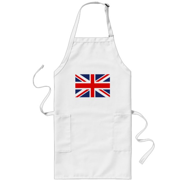 Avental Longo Union Jack Flag-Reino Unido (Frente)