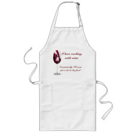 Avental Longo Vinho Vermelho - Apron Longo