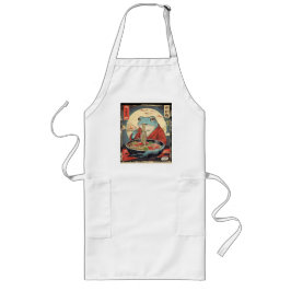 Avental Longo Vintage Japanese Ramen Frog for  Noodle lovers