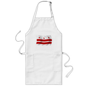 Avental Longo Washington D.C. Flag Apron