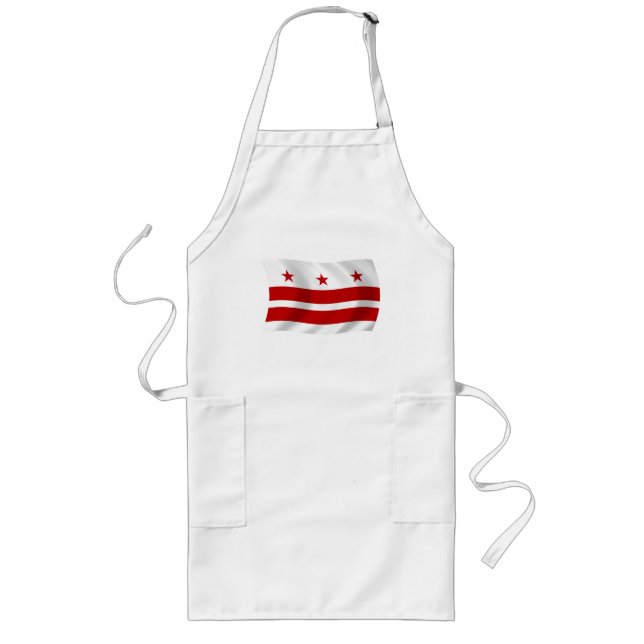 Avental Longo Washington D.C. Flag Apron (Frente)