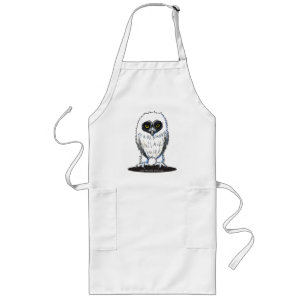 Avental Longo Young Spectacled Owl Apron