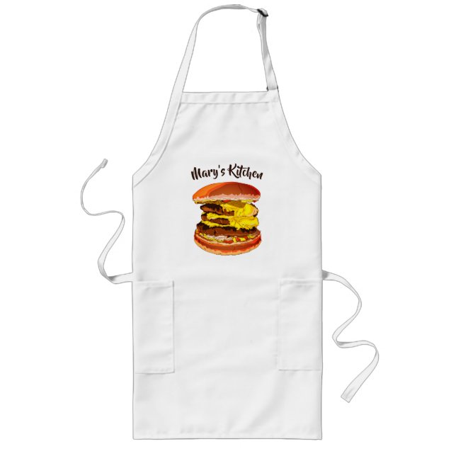Avental Longo Yummy Cheeseburger (Frente)