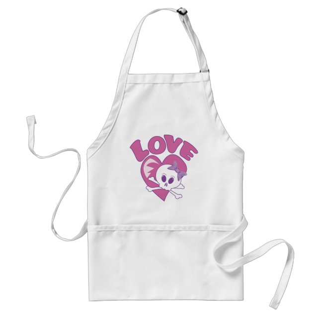 Avental Love Skull (Frente)