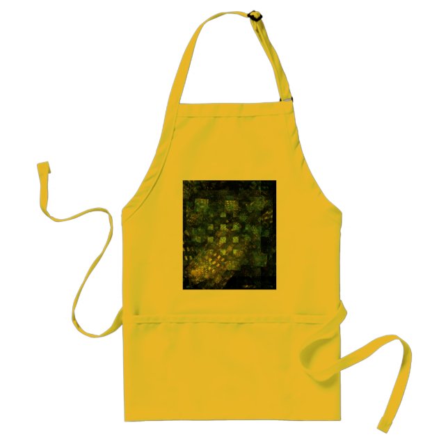 Avental Luzes na Cidade Abstrato Art Apron (Frente)