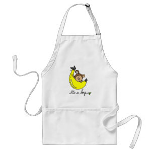 Avental Macaco É um Menino Camisetas e Presentes