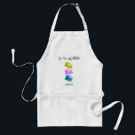 Avental Macaron Watercolor Baker Francês Personalizado<br><div class="desc">Personalize um para si mesmo ou crie-o para um presente de festa. De qualquer forma, desfrute de ter seu próprio avental personalizado para cozinhar com a minha arte macarônica francesa com aquarela e as palavras "La Vie est Belle" em um tipo de letra moderno de script. Chic e elegante, moderno...</div>