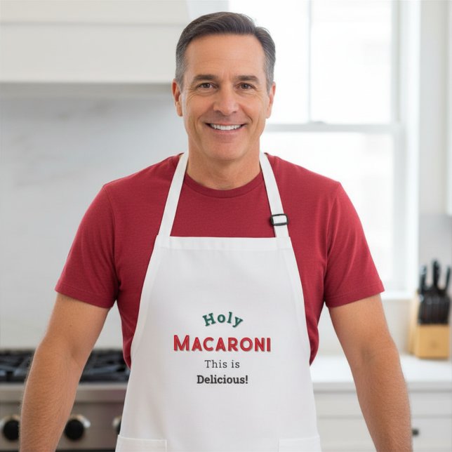 Avental Macarrão Sagrado! Citação Engraçada (Criador carregado)