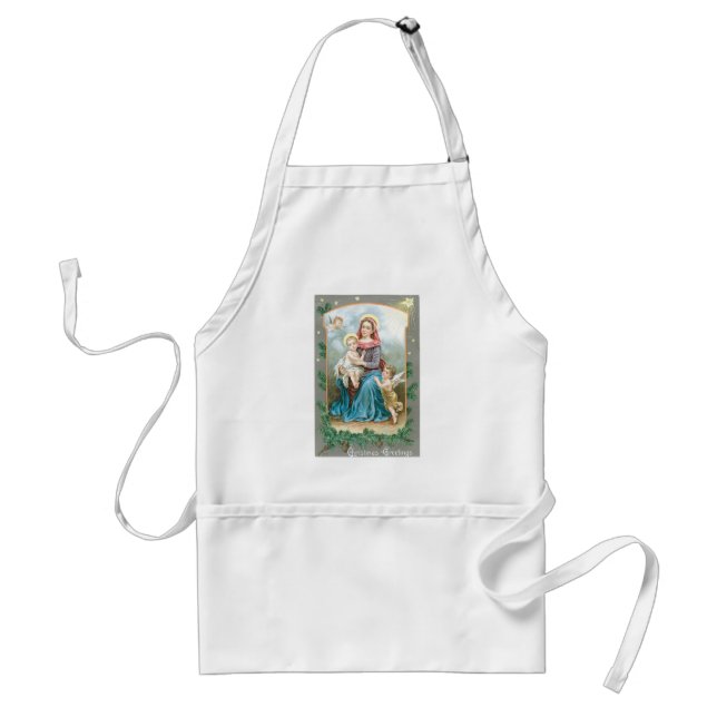Avental Madonna com a Criança Cristo (Frente)