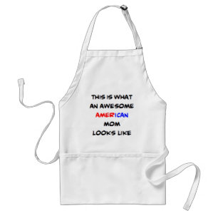 Avental mãe americana, incrível