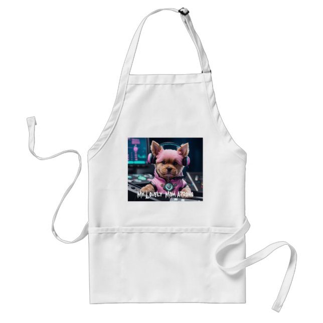 Avental Mãe Luxury Puppy Modelo Aprons (Frente)