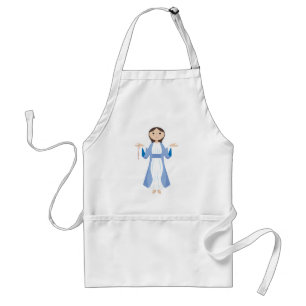 Avental Mãe Mary com rosário