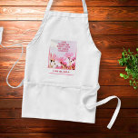 Avental Mãe Terapêutica Inremunerada Dia de as mães Floral<br><div class="desc">Mãe Terapista Inremunerada Engraçado Humor Dia de as mães Floral Apron. Design engraçado e personalizado com Dia de as mães humorístico com citação de Obrigados por ser sempre meu terapeuta não pago. O texto está em um fundo pincelado com flores cor-de-rosa. Adicione seu nome.</div>