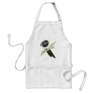 Avental Magpie, Watercolor Bird Collection, Nature