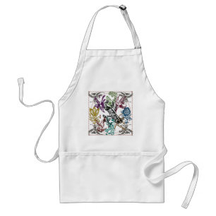 Avental Mah Jongg One Bam Birds Apron