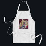 Avental Maiden (Virgem), Gustav Klimt, Vintage Art Nouveau<br><div class="desc">O Maiden (também conhecido como A Virgem) (1913), de Gustav Klimt, é uma pintura de retrato simbólico da Era Vitoriana Art Nouveau. Várias mulheres bocejando, esticando e dormindo em uma cama coberta de cobertores coloridos de padrão de mosaico. Sobre o artista: Gustav Klimt (1862-1918) era um pintor simbolista austríaco e...</div>