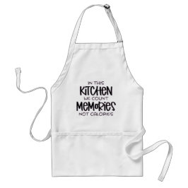 Avental Make memories in kitchen quote apron for home