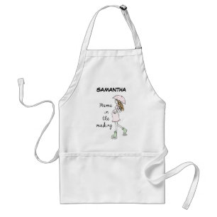 Avental Mama in the making custom adult apron