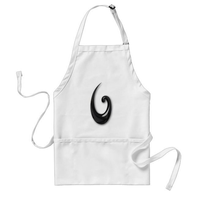Avental Maori-Fish Hook-obsidian (Frente)