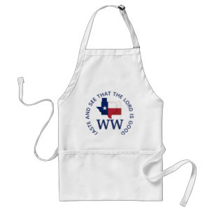 Avental Mapa de Sinalizador TEXAS MONOGRAM - Script Person