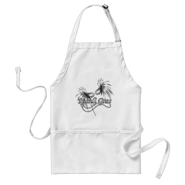 Avental Mardi Gras Mask (Frente)