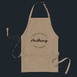 Avental Master Baker Nome Personalizado do Ano Estabelecid<br><div class="desc">Muitos talentos saindo daquela cozinha. Encoraje o Mestre Baker em sua vida a manter esses doces trajes vindo com este avental personalizado,  moderno e único. Personalize as palavras e o ano estabelecido conforme necessário. Vem em cores e tamanhos diferentes. Não se esqueça dos padeiros. Faça um presente de excelente.</div>