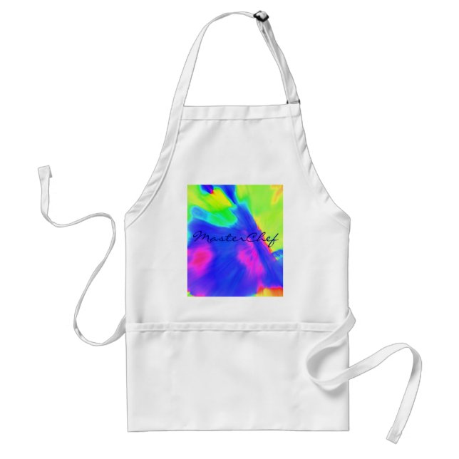 Avental MasterChef Apron "Luzes de Neon" - Personalizável (Frente)
