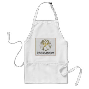 Avental Meddle Not in the Affairs of Dragons Apron