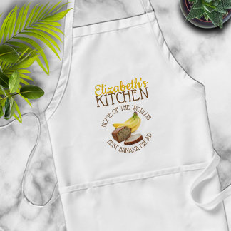 Avental Melhor Pão de Banana Personalizado do Mundo