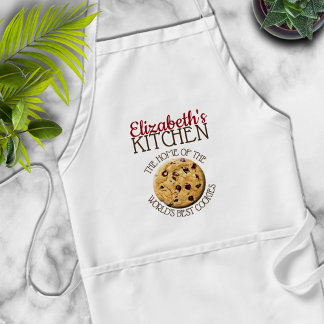 Avental Melhores cookies do mundo personalizado