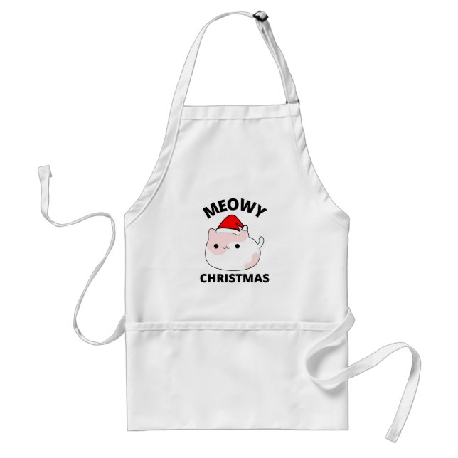 Avental Meowy Christmas (Frente)