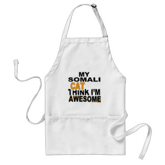 Avental Meu Gato Somali Acha Que Sou Incrível