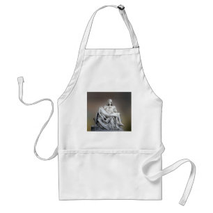 Avental Michelangelo - Pieta Zazzle HEART Apron
