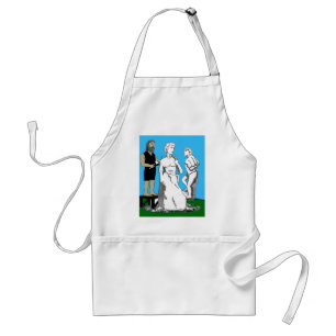 Avental Michelangelo que cinzela David