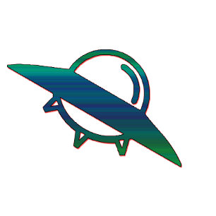 Avental Minimalista de Nave Espacial UFO Alien   A