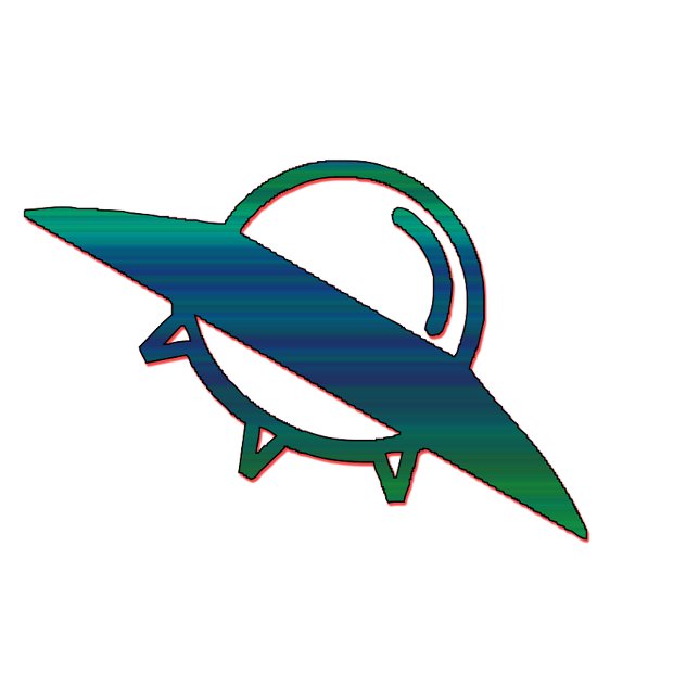 Avental Minimalista de Nave Espacial UFO Alien | A (Criador carregado)