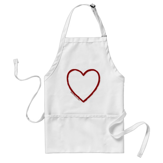 Avental Modelo de Apron de Amor e Ódio (Frente)