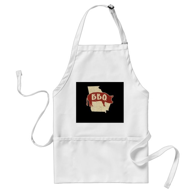 Avental molho de churrasco | chef de barbecue | presente d (Frente)