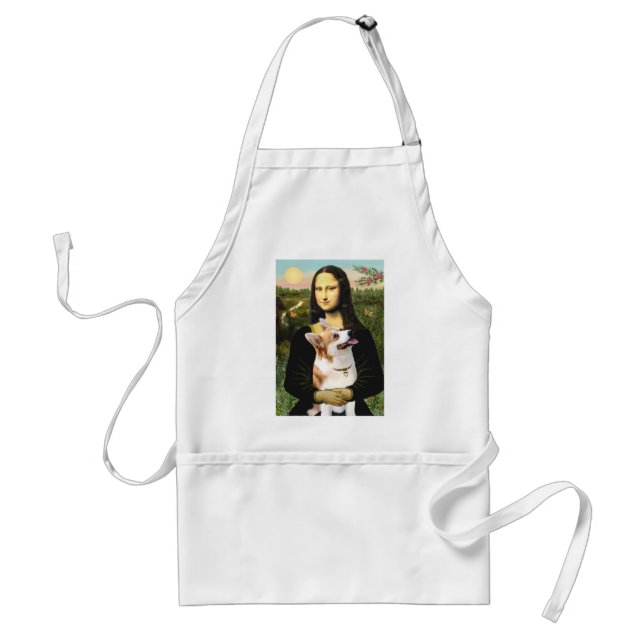 Avental Mona Lisa - Pembroke Welsh Corgi 7b (Frente)